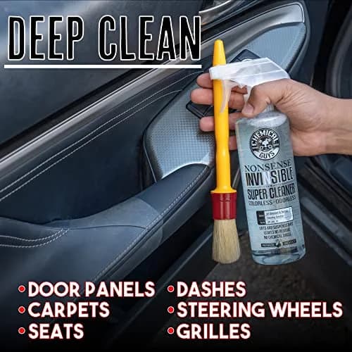 Chemical Guys Sprayable Leather Cleaner and Conditioner with Nonsense All Surface Cleaner, 473ml (16 fl oz) | pH Balanced Formula thumbnail 3