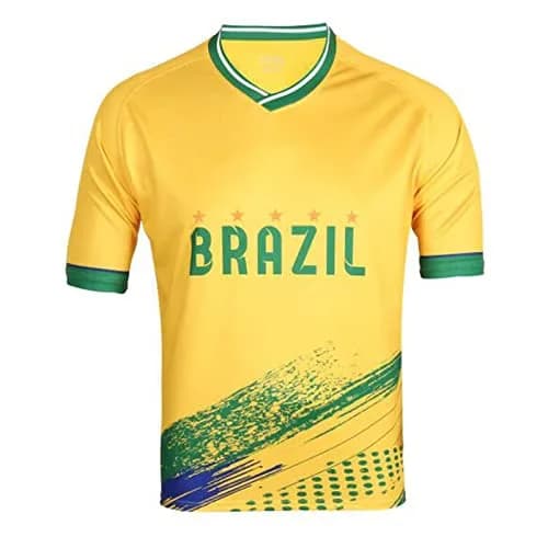 DIBEI Brazil 2026 World Cup Fan Soccer Jersey - Medium thumbnail 1
