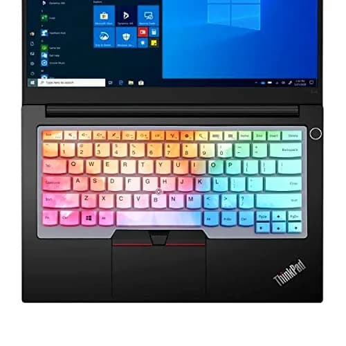i-Tensodo Colorful Silicone Keyboard Cover for 14" Lenovo Thinkpad T14/T14s/L14/E14/X1 Carbon/Extreme (US Layout) thumbnail 4