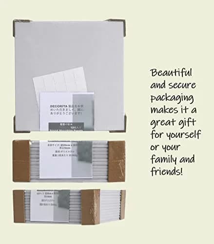 DECORITA Felt Wall Tiles | Large Cork Board Alternative | 12-Pack Gray White thumbnail 5
