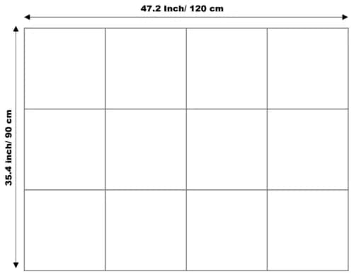 DECORITA Gray Felt Tiles Bulletin Board 12-Pack (11.8"x11.8" Each) | Customizable Wall Organizer for Office & Home thumbnail 2