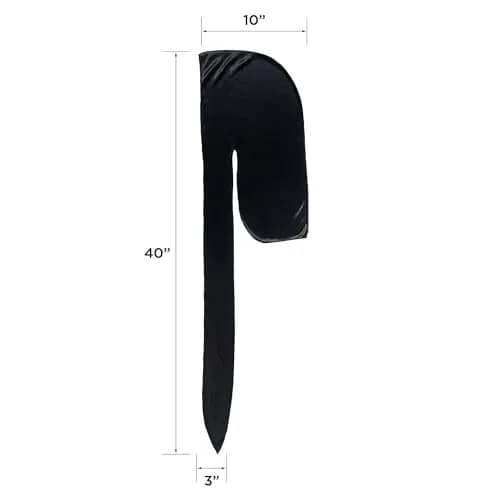 KISS COLORS & CARE Power Wave Silky Satin Durag Black | Breathable Premium Fabric thumbnail 4