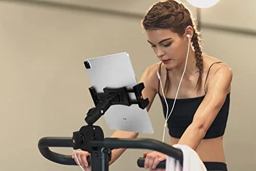 Peastrex Portable Electronic Device Mount for Exercise Bikes | Durable Nylon & Glass Fiber, 4-13" Compatibility, 220g thumbnail 2