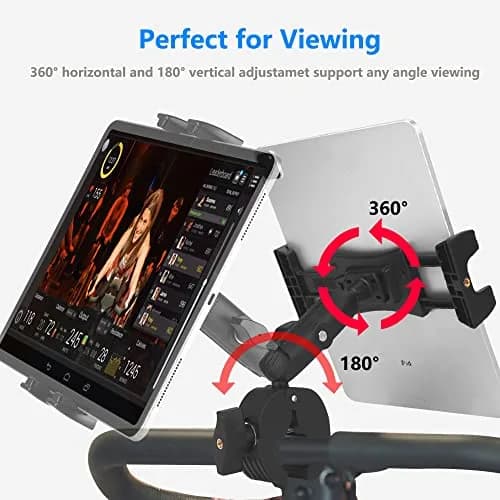 Peastrex Portable Electronic Device Mount for Exercise Bikes | Durable Nylon & Glass Fiber, 4-13" Compatibility, 220g thumbnail 3