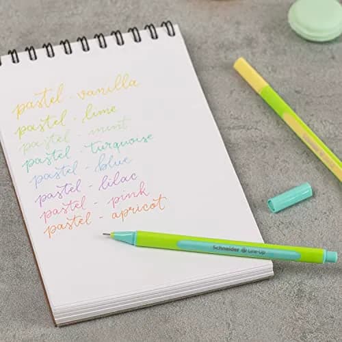 Schneider Line-Up Pastel Fineliner 0.4 mm Fiber Tip | Eco-Friendly, Assorted Pastel Colors thumbnail 4