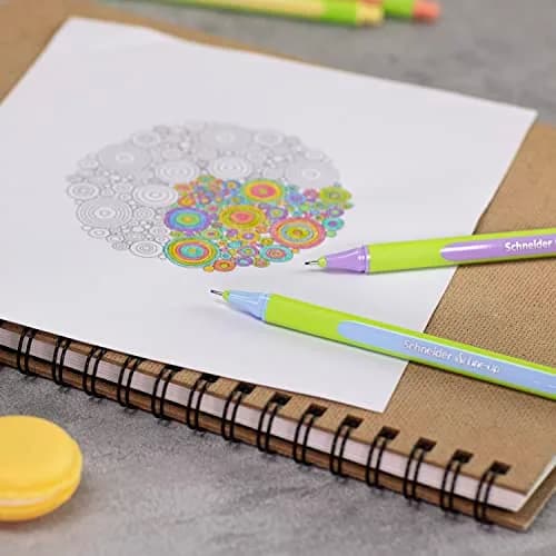 Schneider Line-Up Pastel Fineliner 0.4 mm Fiber Tip | Eco-Friendly, Assorted Pastel Colors thumbnail 6