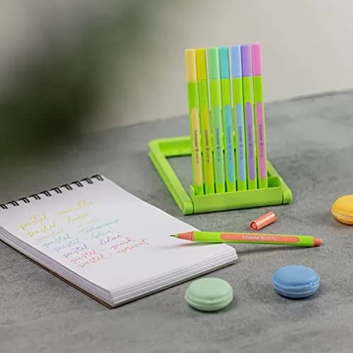 Schneider Line-Up Pastel Fineliner 0.4 mm Fiber Tip | Eco-Friendly, Assorted Pastel Colors thumbnail 3