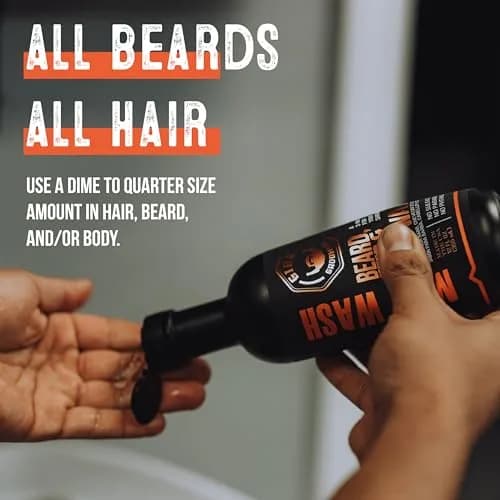 GIBS 3 in 1 Man Wash Body Wash 3.25oz | Beard, Hair & Body Moisturizing & Cleansing thumbnail 3