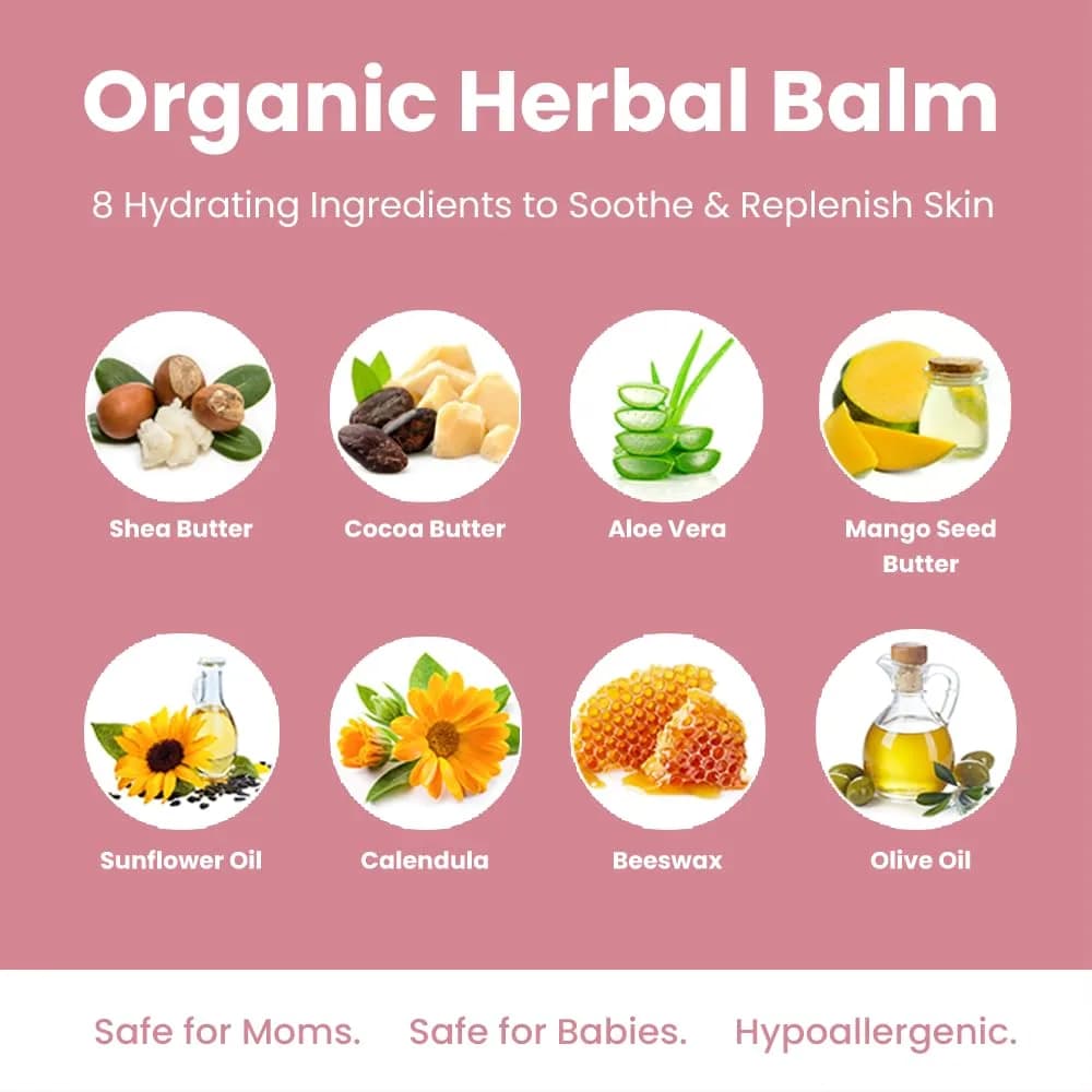 Mother's Promise Organic Nipple Butter for Breastfeeding Mothers - Lanolin-Free Soothing Balm, 2 Fl Oz (Pack of 1) - view 3