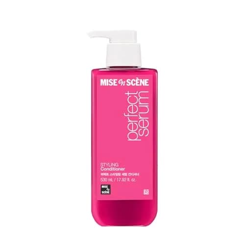 Mise En Scene Perfect Serum Styling Conditioner 530ml | Floral Scent, Heat & Style Memory thumbnail 1