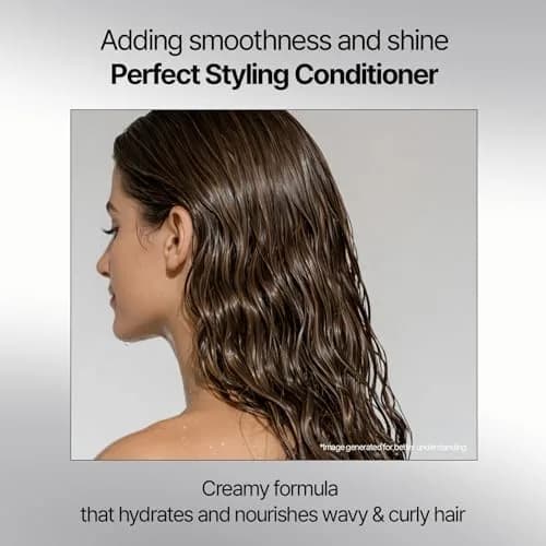 Mise En Scene Perfect Serum Styling Conditioner 530ml | Floral Scent, Heat & Style Memory thumbnail 4