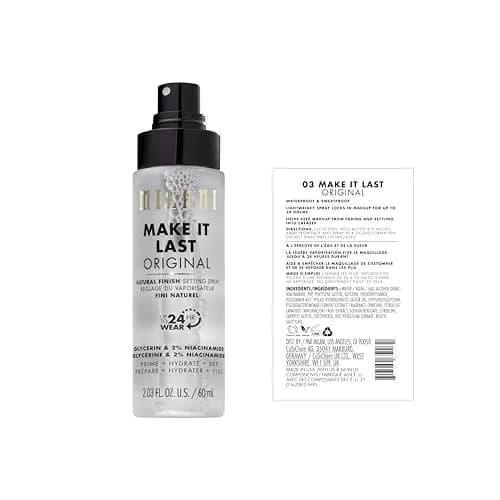 Milani Make It Last Original Natural Finish Setting Spray + Primer 2 Fl Oz (60ml) | 24-Hour Wear thumbnail 2