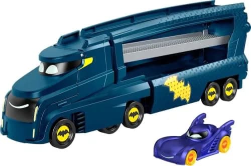 Fisher-Price Batwheels Bat-Big Rig Toy Hauler & Car | 1:55 Scale Diecast Vehicle, Ages 3+ thumbnail 1