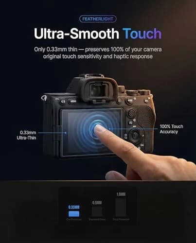 iDaPro Screen Protector for Sony Alpha A7R VI/A7R V/A7V, 9H Glass | Scratch & Drop Resistant, Ultra Thin thumbnail 5