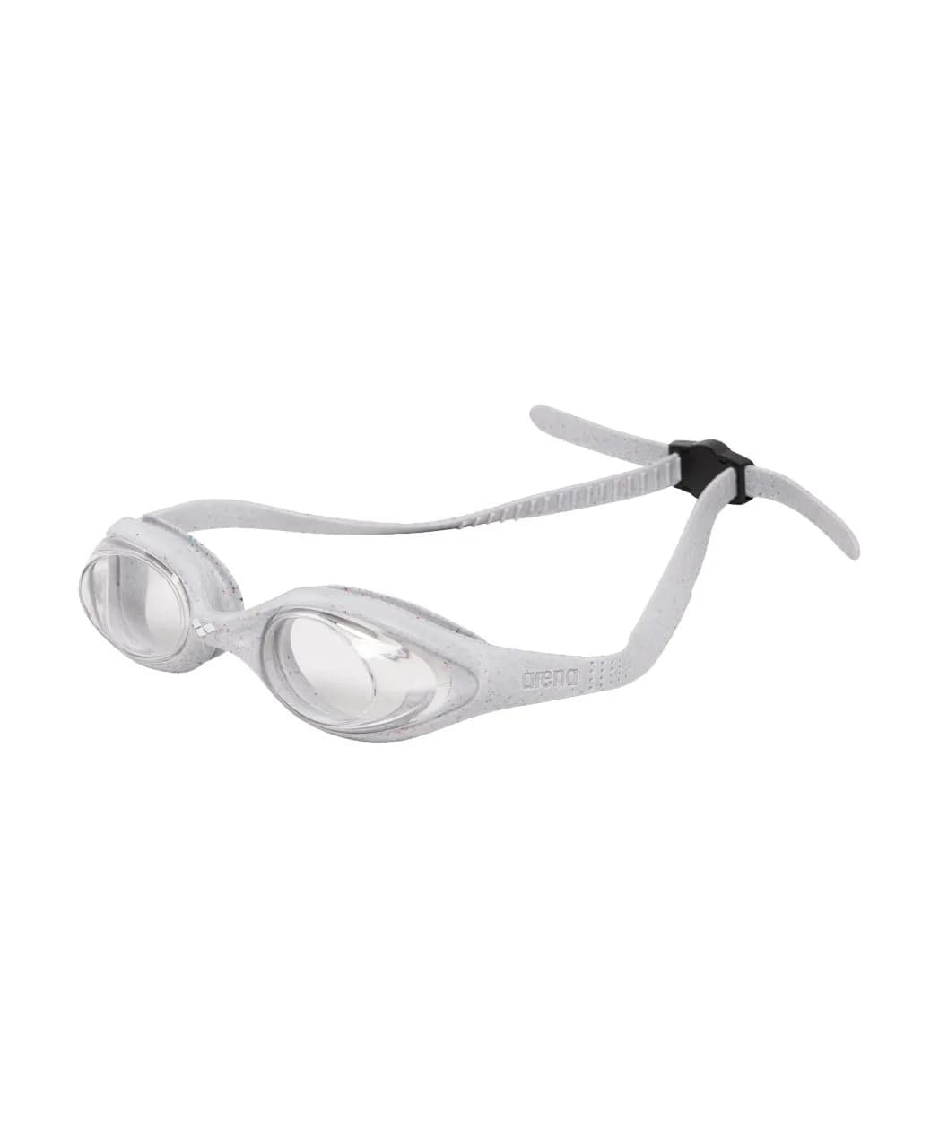 Arena Unisex Adult Spider Swimming Goggles | Clear/Gray, Anti-Fog, Watertight