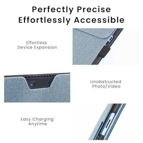 Omnpak Case for 13 inch Microsoft Surface Pro 11/10/9, Multi-Angle Stand | Shockproof Protective Cover thumbnail 8