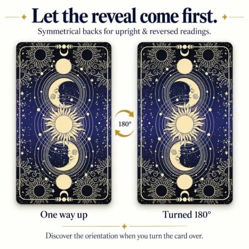 TAROTIKA Tarot Cards for Beginners with Meanings on Them, Full 78-Card Deck | Classic Tarot Imagery & Practice thumbnail 6