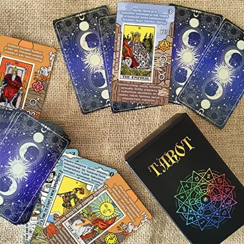 TAROTIKA Tarot Cards for Beginners with Meanings on Them, Full 78-Card Deck | Classic Tarot Imagery & Practice thumbnail 7