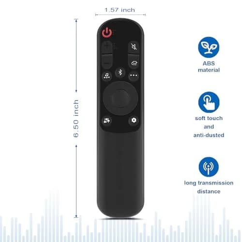 Beyution Remote Control Replacement Fit for LG Sound Bar | Infrared, 10 M Distance, ABS Plastic, Easy Setup thumbnail 6