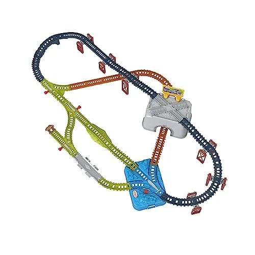Thomas & Friends Connect & Build Track Bucket, 34-Piece Set | 25.4cm (10in) Track Expansion thumbnail 4