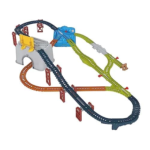 Thomas & Friends Connect & Build Track Bucket, 34-Piece Set | 25.4cm (10in) Track Expansion thumbnail 5