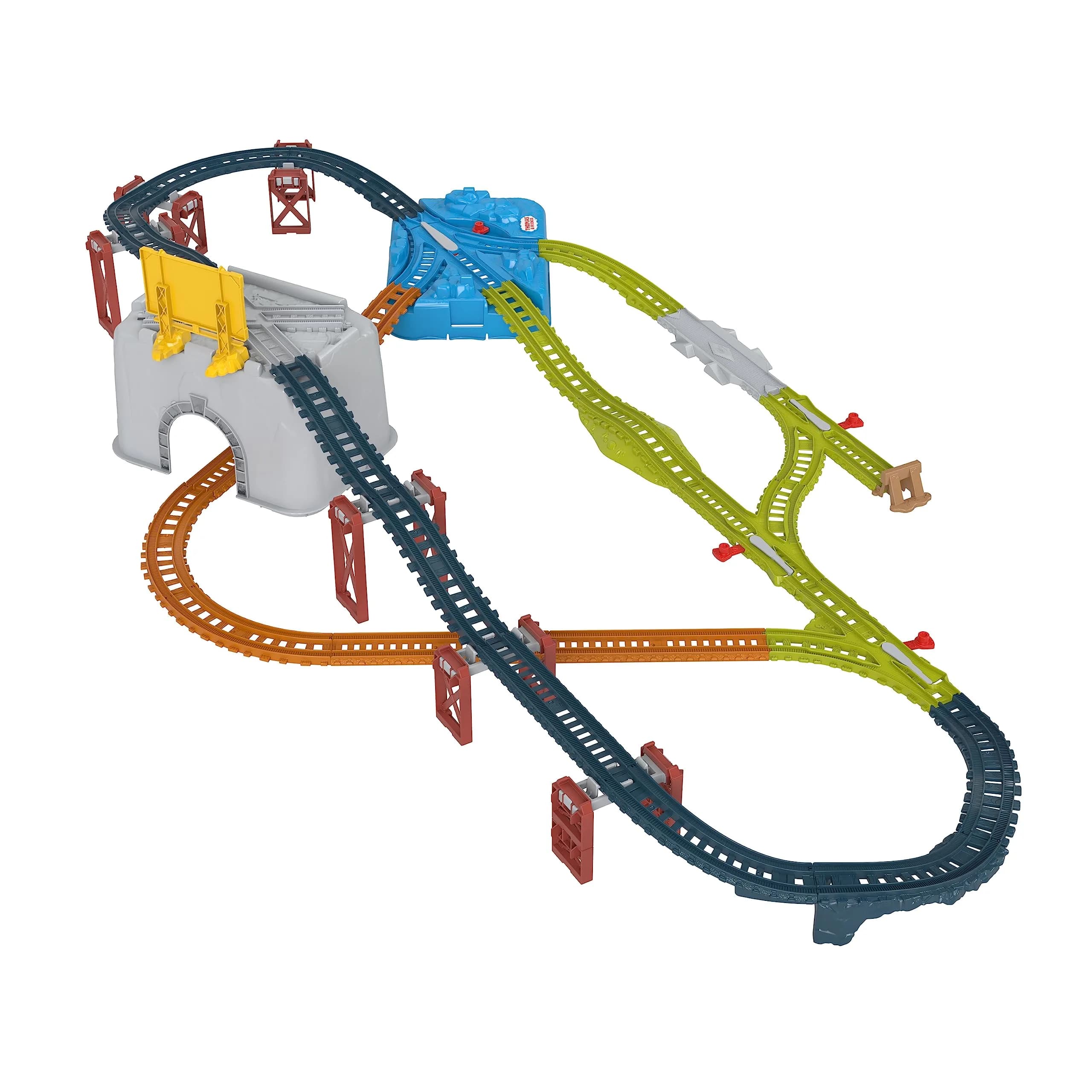 Thomas & Friends Connect & Build Track Bucket, 34-Piece Set | 25.4cm (10in) Track Expansion - view 5