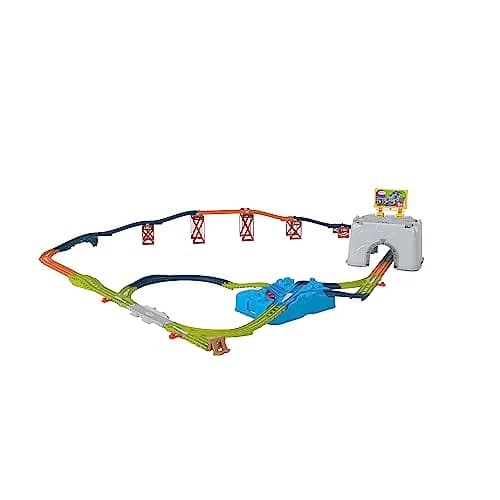Thomas & Friends Connect & Build Track Bucket, 34-Piece Set | 25.4cm (10in) Track Expansion thumbnail 2