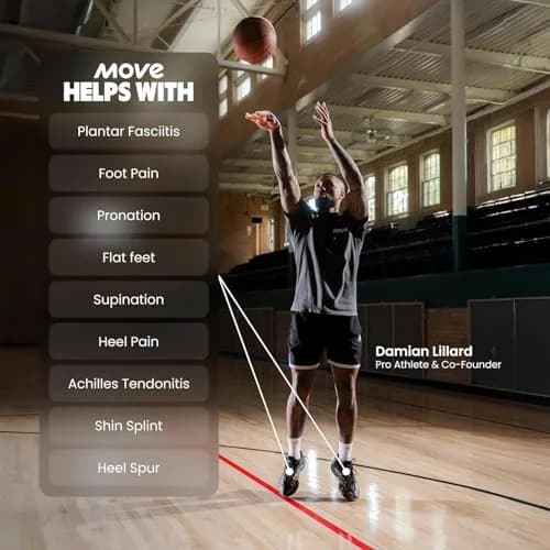 Move Game Day Pro Performance Sports Insoles M 4-4.5/WM 5.5-6 | High Arch Support for Athletes thumbnail 3