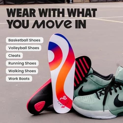 MOVE Game Day Pro Insole - Men's 14-14.5 / Women's 15.5-16 | High Arch Support for Athletes thumbnail 4