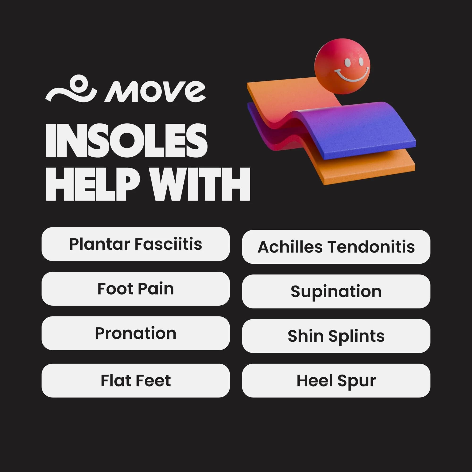 MOVE Game Day Pro Insole - Men's 14-14.5 / Women's 15.5-16 | High Arch Support for Athletes - view 8
