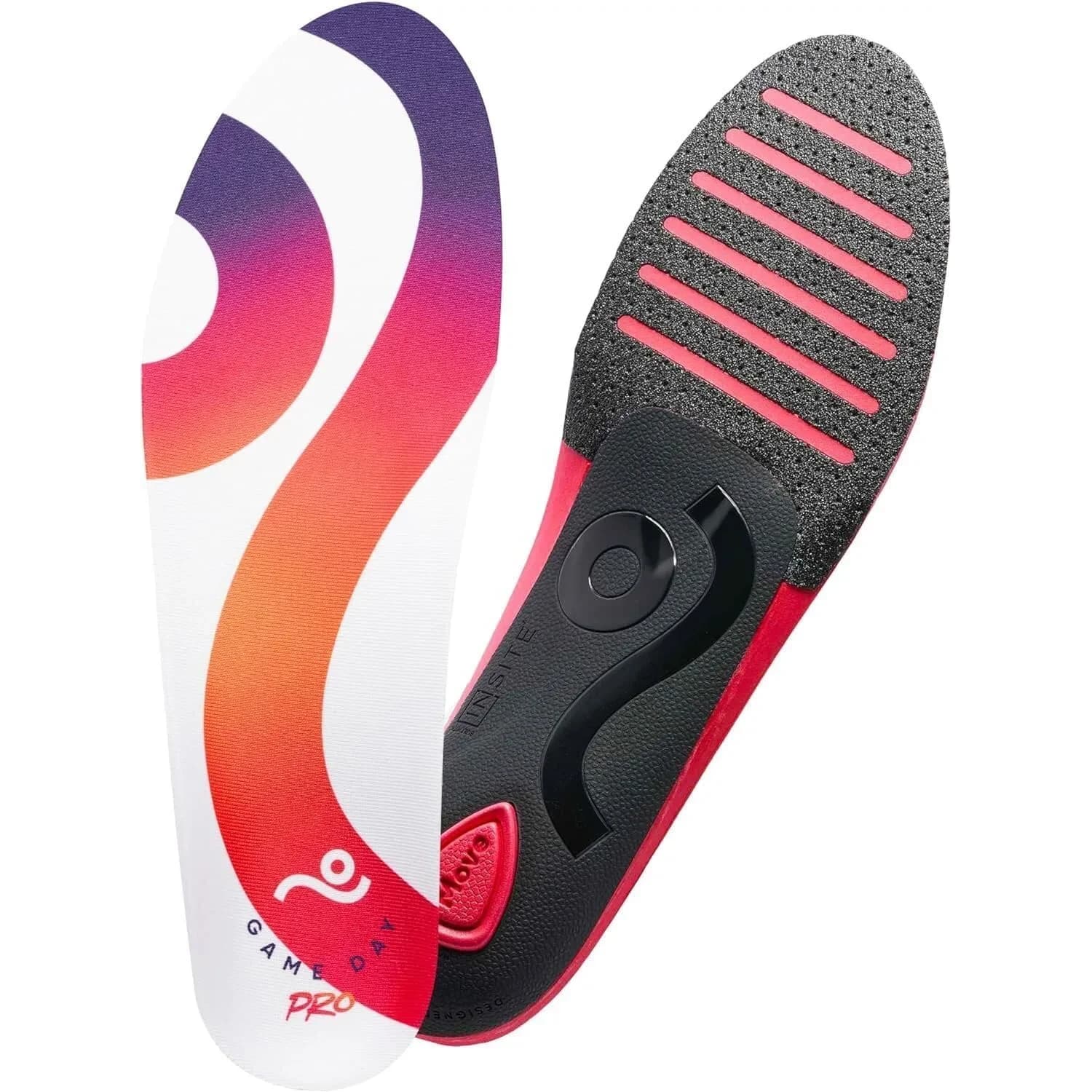 Move Game Day Pro Performance Sports Insoles for Basketball, Volleyball, Football, Tennis, Athletics, Baseball, Running, Extra Shock Absorption (M 9-9.5/WM 10.5-11) - main product image