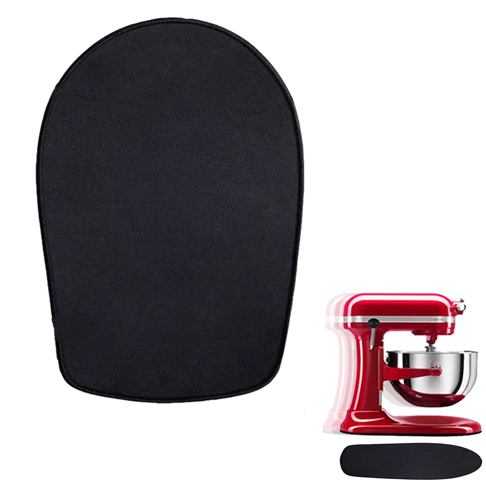 Oudizz Mixer Mover Sliding Mats for Kitchen aid Stand Mixer 4.5-5 Qt | Protect & Move Heavy Appliances — 4.5-5Qt Mat(black)