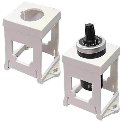 Taiss 2pcs Push Button Switch DIN Rail Mounting Bracket for Pushbuttons 22mm Diameter | Durable Plastic, Easy Install, Specially Designed for Industrial Controls thumbnail 7
