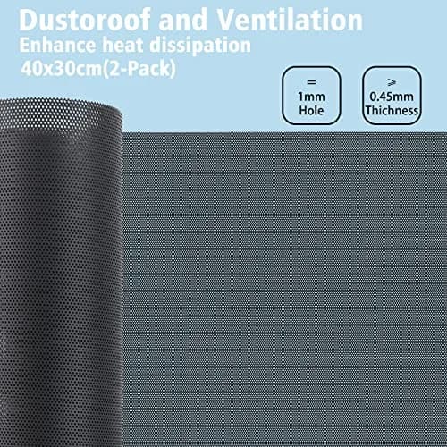 YSSHUI Magnetic PC Dust Filter Mesh 400x300mm PVC | Dust & Airflow Balance for PC & Home (110-120c) thumbnail 2