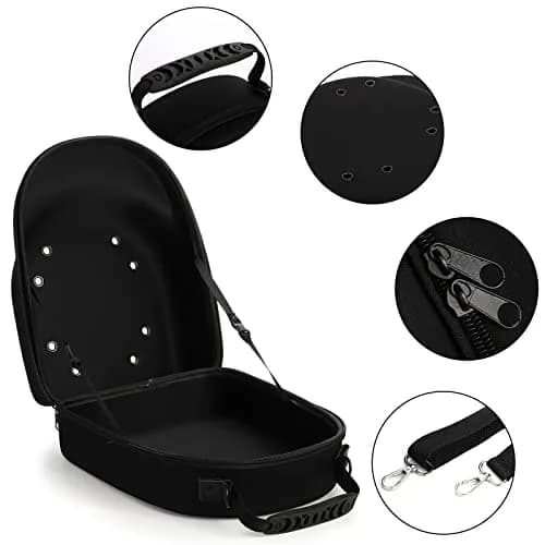 Peohud Hat Case for Baseball Caps, Hat Travel Carrier Storage Bag 24.1 cm (9.5 inches) | Protects Hats from Wrinkling and Damage thumbnail 3