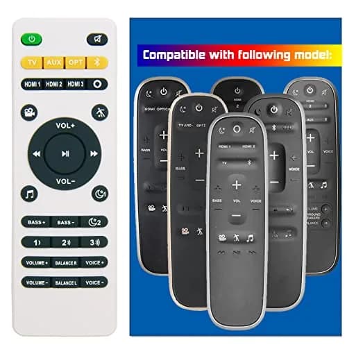 GENGQIANSI Remote Control for Polk Audio Soundbar MagniFi One & Mini | Replacement thumbnail 1