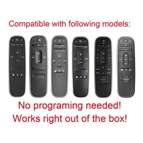 GENGQIANSI Remote Control for Polk Audio Soundbar MagniFi One & Mini | Replacement thumbnail 2