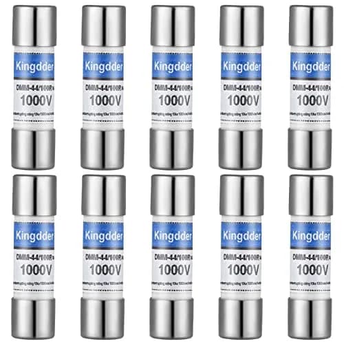 Kingdder 440MA 1000V Fast Acting Cartridge Fuses 10 x 35 mm (0.39 x 1.38 in) | Pack of 10 thumbnail 1