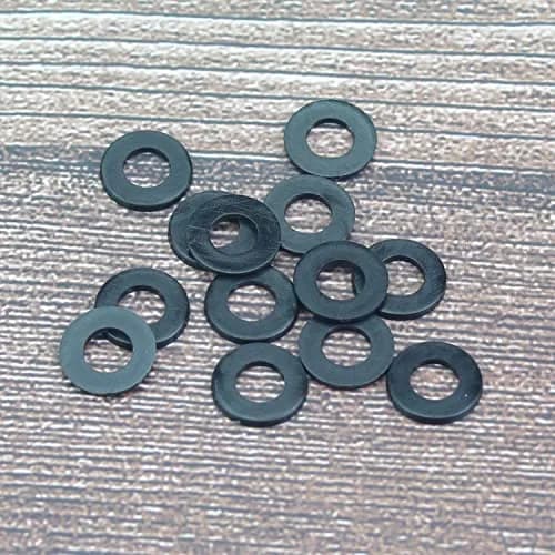 HELIFOUNER M5 Black Nylon Flat Washers | Corrosion-Resistant, 200 Pieces, Inner Diameter 5mm thumbnail 5