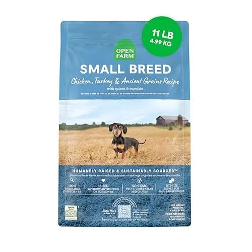 Open Farm Ancient Grains Dry Dog Food Small Breed 11 lb | Nutrient-Dense, Grain-Inclusive, Traceable thumbnail 1