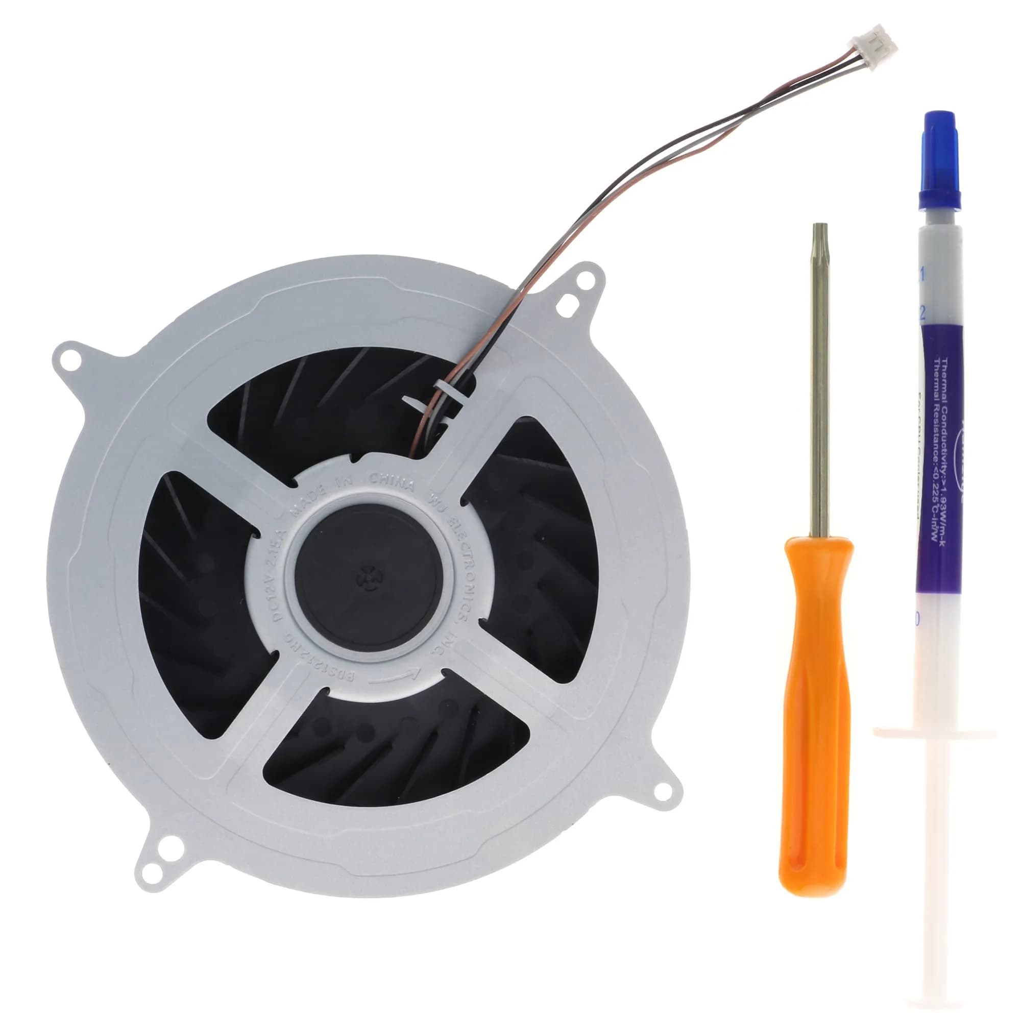 TRADOCK PS5 Slim Cooling Fan Replacement – 19-Blade Internal Quiet Cooler for PlayStation 5 Slim Console CFI-2000 CFI-2015, 13.9cm (5.47in) — PS5 CFI-1200