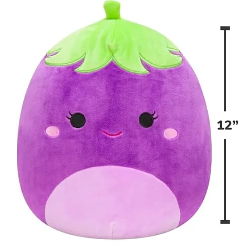 Squishmallows Official Kellytoy Plush 12'' Glenda The Eggplant | Ultrasoft Stuffed Animal Toy for Kids thumbnail 6