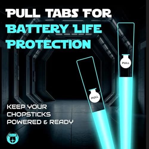 ChopSabers Star Wars Lightsaber Chopsticks with LED, 8 Modes, Frost Tip, 26.0 cm (10.25 inches) thumbnail 8