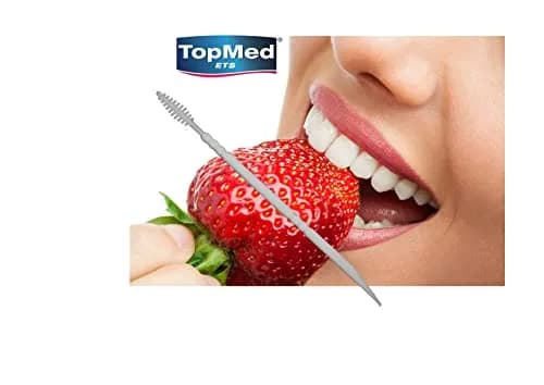 TOPMED ETS Interdental Brush 600 Count (1.2g) | Double-Headed Plastic Design for Deep Cleaning thumbnail 3