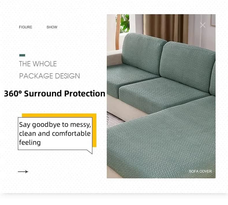 Jonuiony Universal Sofa Slipcover 2024 Wear-Resistant | Elastic L Shape Couch Cover thumbnail 9