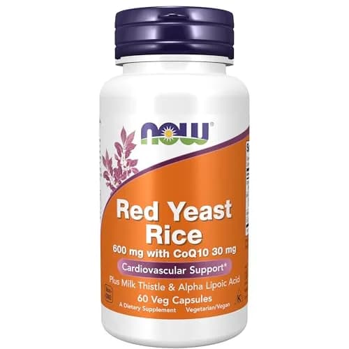 NOW Foods Red Yeast Rice with CoQ10, Plus Milk Thistle & Alpha Lipoic Acid 730-day supply | Supports Heart Health thumbnail 1