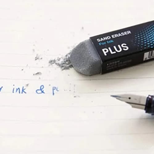 TAODAN Sand & Rubber Eraser 2-Pack (68x16x10mm) | Dual-Head Eraser for Pencil & Ink thumbnail 5