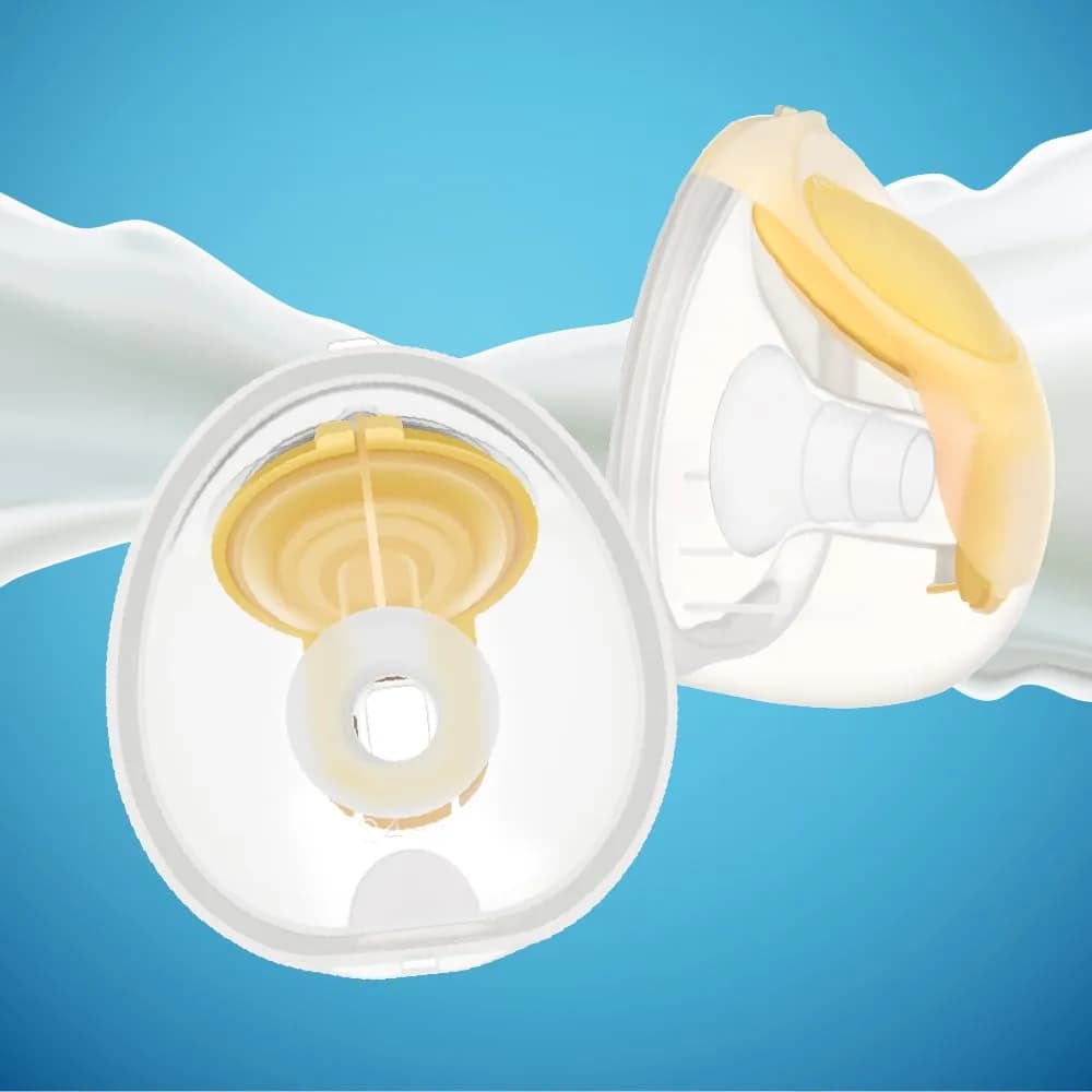 Maymom 13mm Flange Inserts for 24mm Shields | Reduce Nipple Tunnel to 13mm (2 Count, Semi-clear Short) - view 9