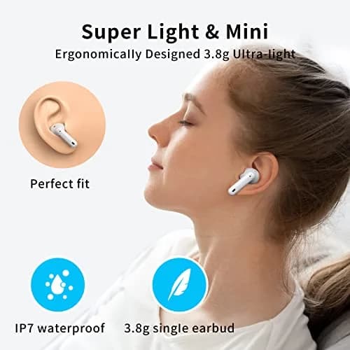 XIAOWTEK A40 Pro Wireless Earbuds 50Hrs Playtime | Noise Cancellation & Waterproof thumbnail 4