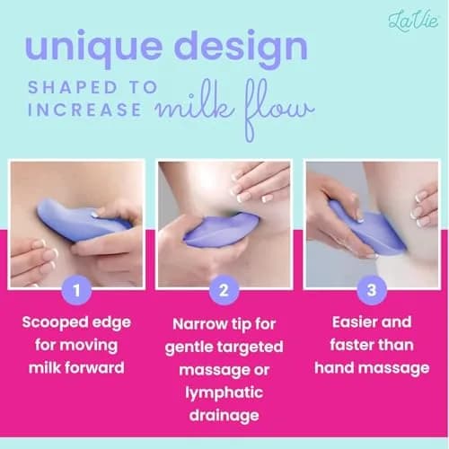 LaVie Warming Lactation Massager 3-in-1 with Heat & Vibration | 45 Combinations for Improved Milk Flow thumbnail 7